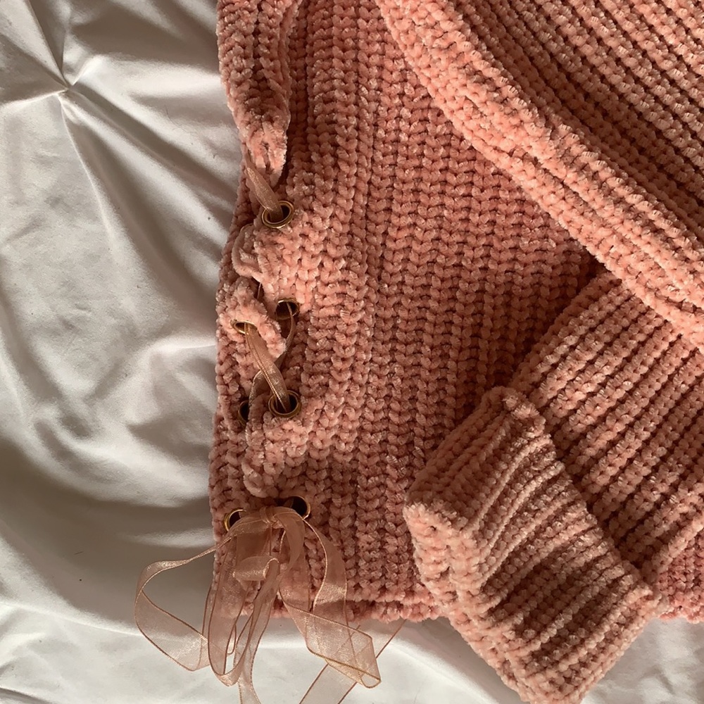 LC Lauren Conrad crop sweater - Picture 3 of 5